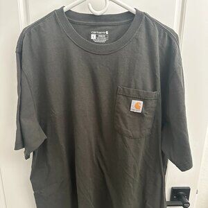 Men's Carhartt Loose Fit T-shirt in Black/Brown